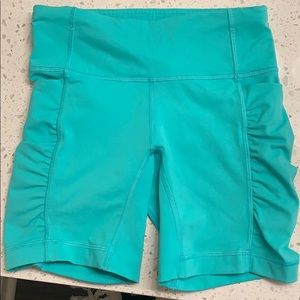 Lululemon shorts. Mid length